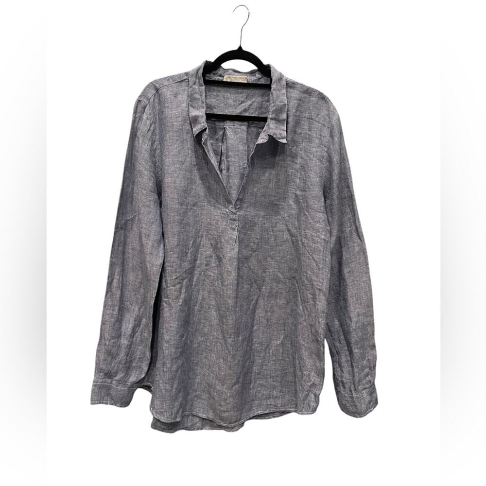 CP SHADES - LINEN TUNIC WOMAN TOP SIZE :M
